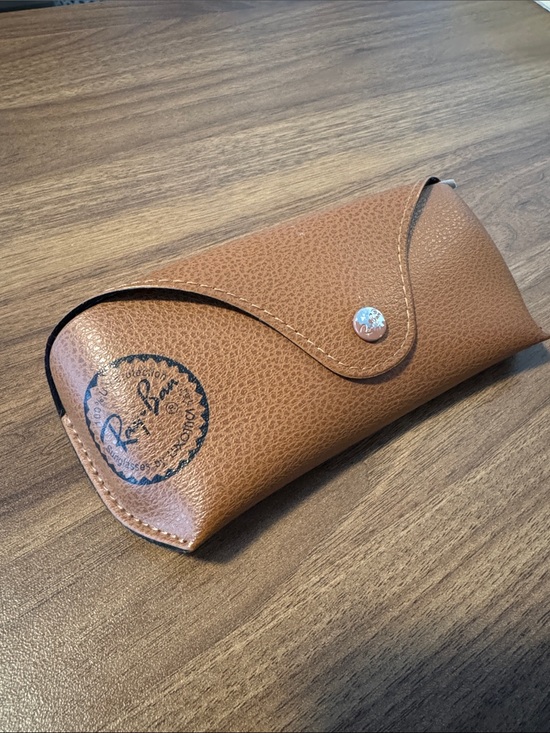 Ray-Ban Accessories - Ray-Ban Brown Leather Sunglasses Case
